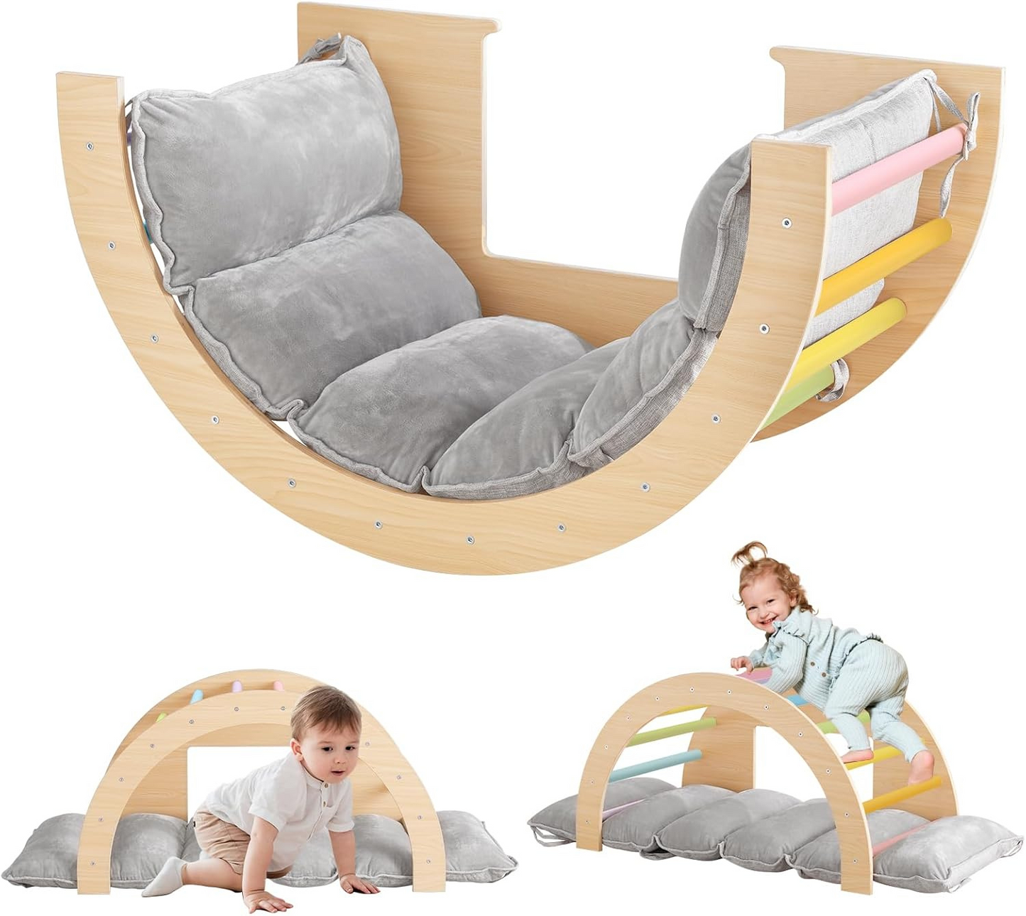 Mesa Sensorial + Arco de Escalada + Cojin