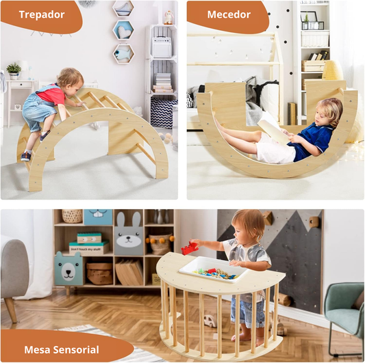 Mesa Sensorial + Arco de Escalada