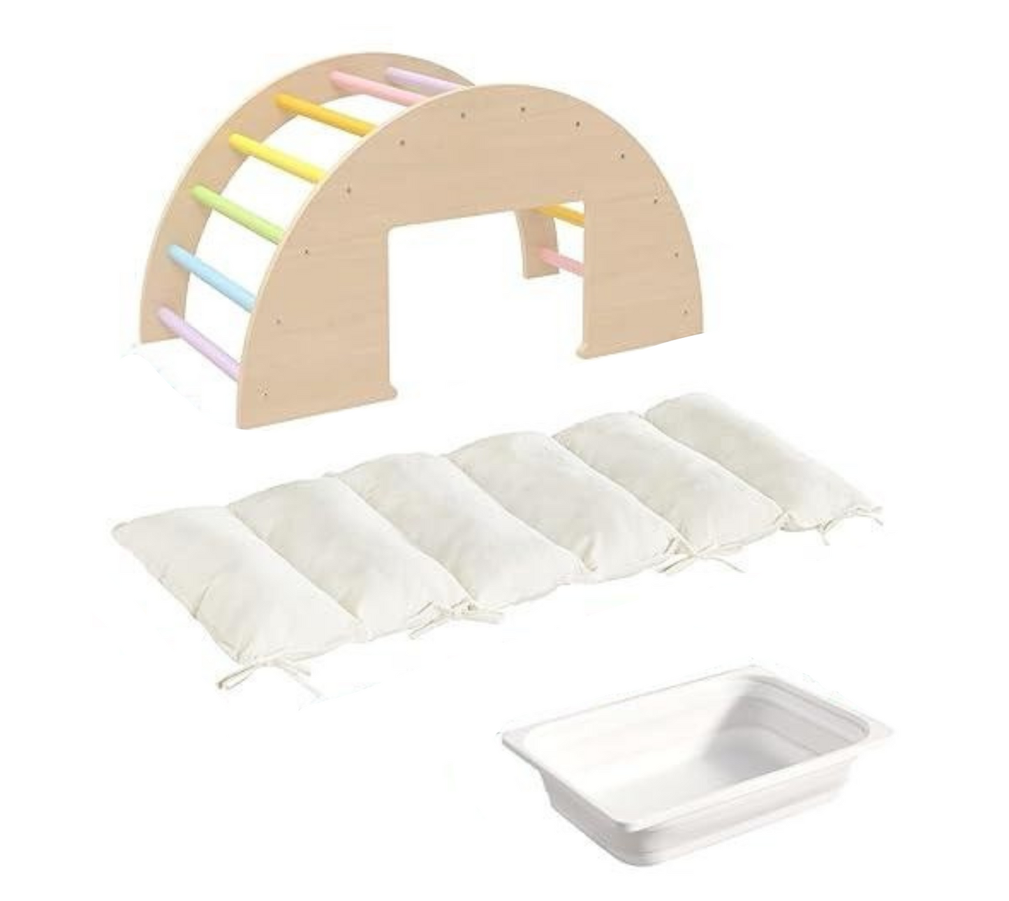 Mesa Sensorial + Arco de Escalada + Cojin