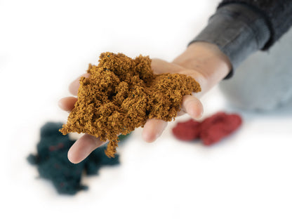 Pack Estimulación Táctil – Cubos Qbic + Masa Fluffy + Masa Corcho