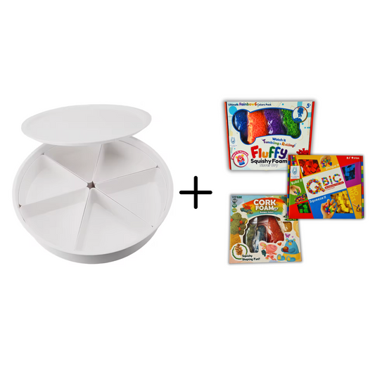 Pack Bandeja Sensorial + Masas Estimulación